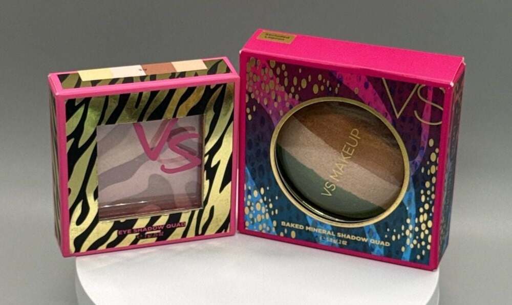 Lot Victoria's Secret Eye Shadow Quad in Sly & Baked Mineral Secluded Lagoon NIB